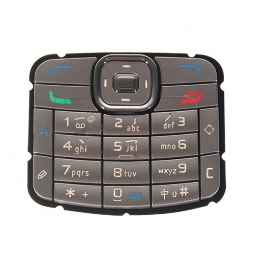 iPartsBuy Mobile Claviers Téléphone remplacement du logement avec des boutons de menu / touches de presse pour Nokia N70 (Argent) SI794S1046-07
