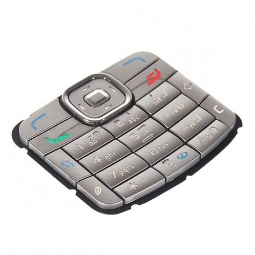 iPartsBuy Mobile Claviers Téléphone remplacement du logement avec des boutons de menu / touches de presse pour Nokia N70 (Argent) SI794S1046-07