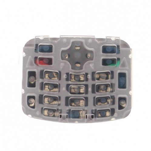 iPartsBuy Mobile Claviers Téléphone remplacement du logement avec des boutons de menu / touches de presse pour Nokia N70 (Argent) SI794S1046-07