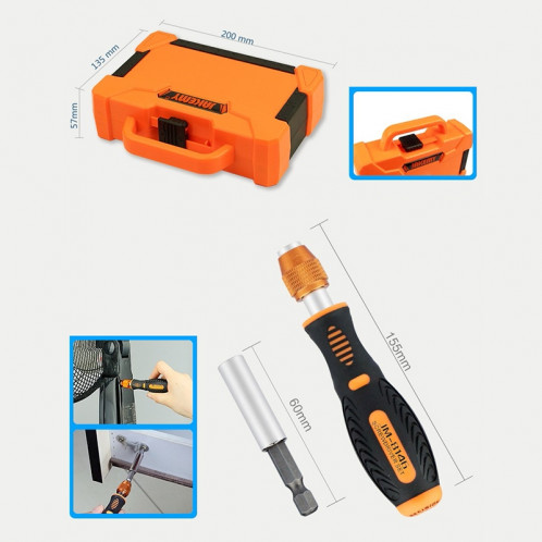 JAKEMY JM-8146 47 en 1 Multifonctionnel Ménage Outils de maintenance Kit SJ78591972-09