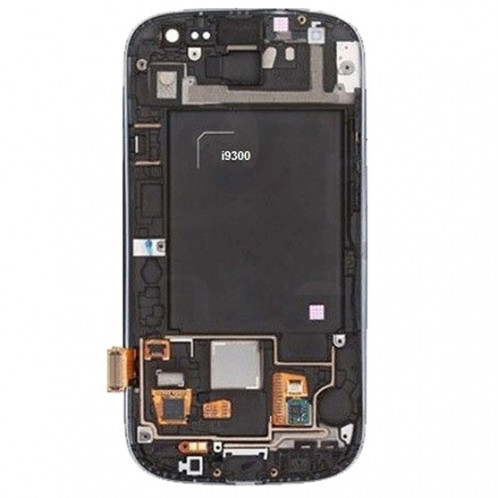 iPartsAcheter pour Samsung Galaxy SIII / i9300 Original Écran LCD + Écran Tactile Digitizer Assemblée avec Cadre (Blanc) SI114W277-06