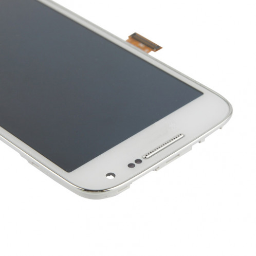 iPartsAcheter pour Samsung Galaxy S IV mini / i9195 / i9192 / i9190 Original LCD Affichage + Écran Tactile Digitizer Assemblée avec Cadre (Blanc) SI02931037-07