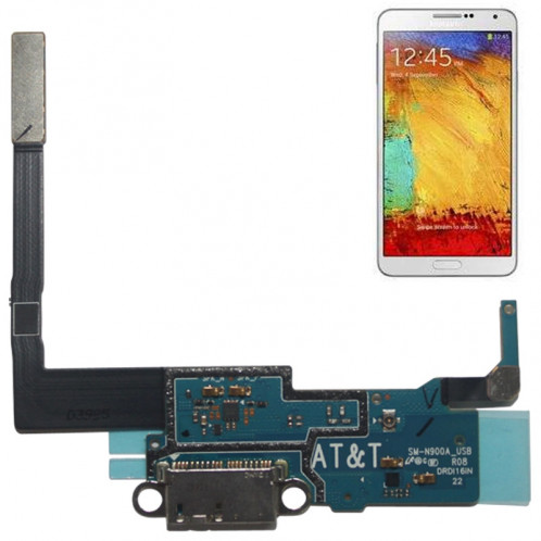 Câble flexible de prise de queue d'origine pour Samsung Galaxy Note III / N900A SC0322101-03