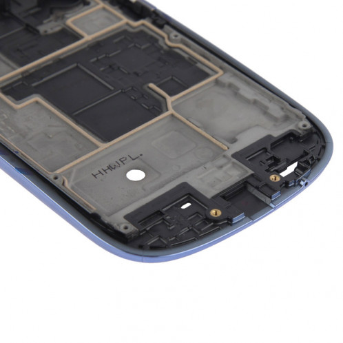 Middle Board LCD avec câble de bouton, pour Samsung Galaxy SIII mini / i8190 (bleu) SM0405373-06