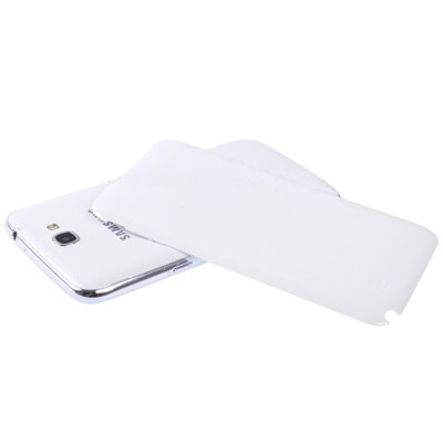 Pour la couverture arrière en plastique originale de Samsung Galaxy Note II / N7100 avec NFC (blanc) SP14WL183-04