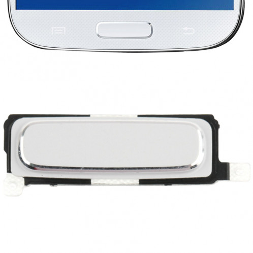 Clavier Grain pour Samsung Galaxy S IV / i9500 (Blanc) SC0705392-03