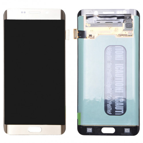 iPartsAcheter pour Samsung Galaxy S6 bord + / G928 Original LCD Affichage + Écran Tactile Digitizer Assemblée (Or) SI887J1089-08