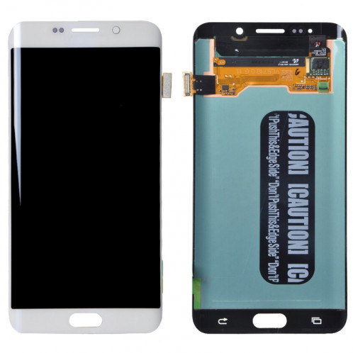 iPartsAcheter pour Samsung Galaxy S6 bord + / G928 Original LCD Affichage + Écran Tactile Digitizer Assemblée (Blanc) SI887W1803-08