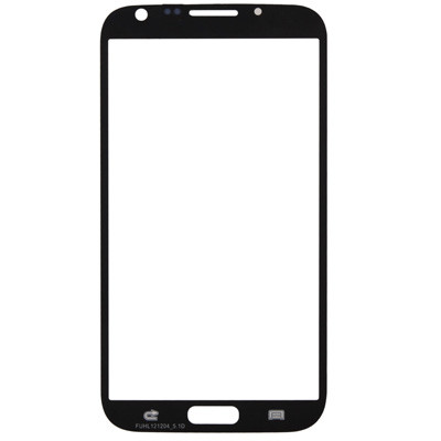 iPartsAcheter pour Samsung Galaxy Note II / N7100 lentille frontale extérieure en verre d'origine (blanc) SI17WL1161-07
