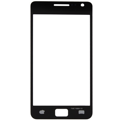 Façade avant pour Samsung Galaxy SII / i9100 Noir FASGS2N01-07