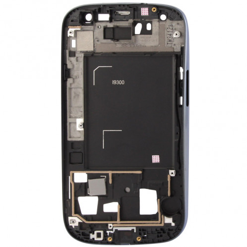 iPartsBuy 2 en 1 pour Samsung Galaxy S III / i9300 (médium LCD d'origine + châssis avant d'origine) (Bleu foncé) SI40NB545-05
