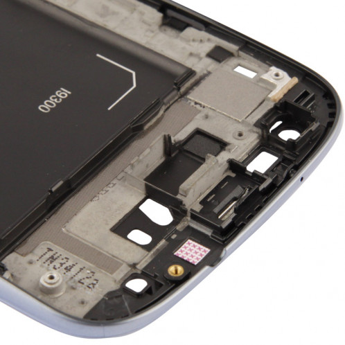 iPartsBuy 2 en 1 pour Samsung Galaxy S III / i9300 (médium LCD d'origine + châssis avant d'origine) (Bleu foncé) SI40NB545-05