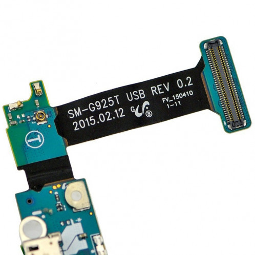 iPartsBuy Port de charge Flex câble ruban pour Samsung Galaxy S6 bord / G925T SI14061673-05