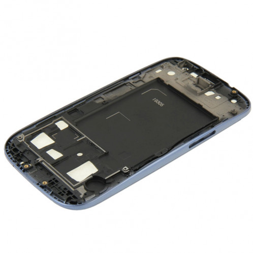iPartsBuy pleine couverture de la plaque frontale pour Samsung Galaxy SIII LTE / i9305 (bleu) SI538L1843-07