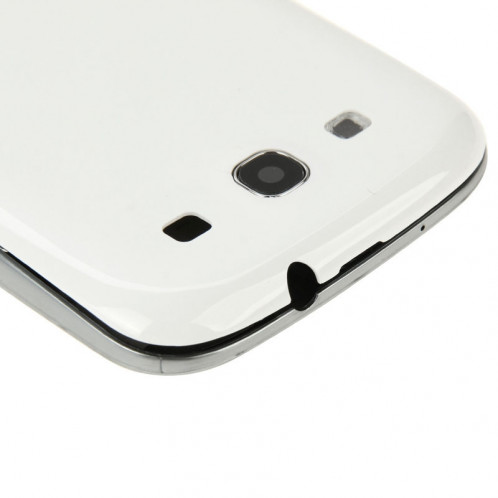 iPartsBuy pleine couverture de plaque frontale pour Samsung Galaxy SIII LTE / i9305 (blanc) SI538W1701-07