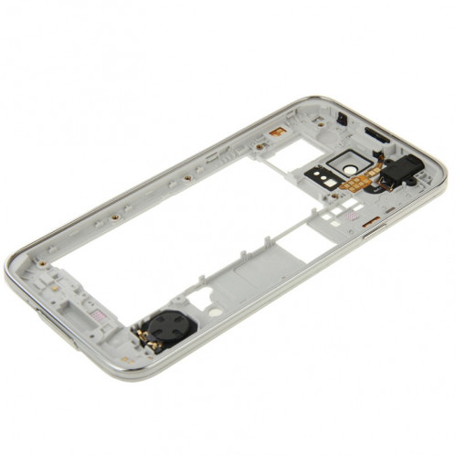 iPartsBuy Remplacement complet de la couverture de la face avant pour Samsung Galaxy S5 / G9008V (Noir) SI15401955-06