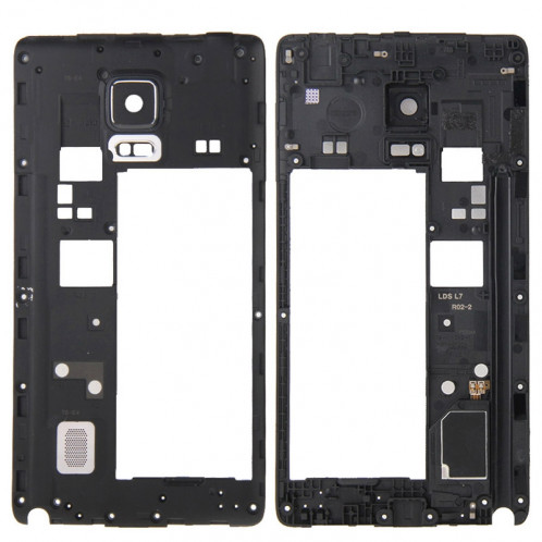 iPartsBuy Middle Frame Bezel / Logement arrière pour Samsung Galaxy Note Edge / N915 (Noir) SI113B1235-09