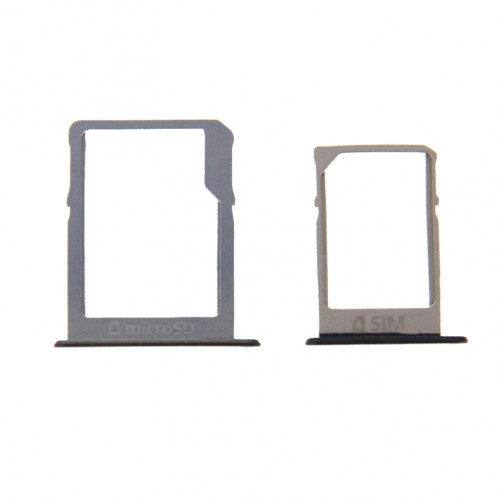 iPartsBuy Carte SIM Plateau et Micro SD Carte Plateau pour Samsung Galaxy A3 / A300 et A5 / A500 et A7 / A700 (Noir) SI133B364-04