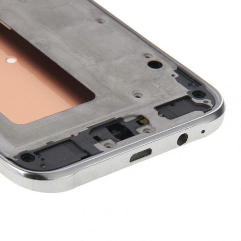 iPartsBuy Remplacement complet de la couverture du boîtier (boîtier avant de la plaque de cadre de l'écran LCD + logement de la batterie arrière du boîtier) pour Samsung Galaxy E5 / E500 (blanc) SI144W1285-09