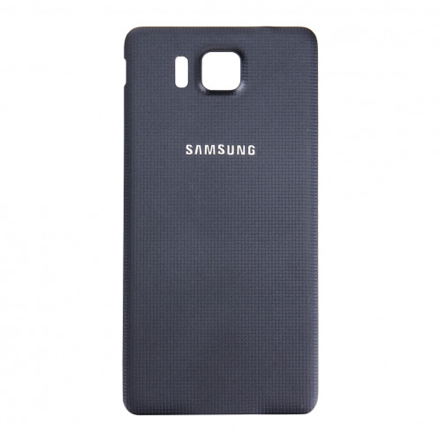 iPartsBuy remplacement de la couverture arrière de la batterie pour Samsung Galaxy Alpha / G850 (noir) SI148B1241-06