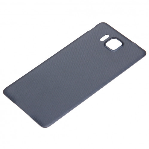 iPartsBuy Remplacement de la couverture complète du boîtier (boîtier avant LCD cadre lunette + remplacement de la couverture arrière de la batterie) pour Samsung Galaxy Alpha / G850 (noir) SI153B353-07