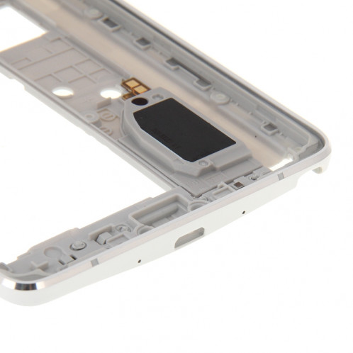iPartsBuy Moyen Cadre Bazel Retour Plaque Logement Caméra Lens Remplacement pour Samsung Galaxy Note 4 / N910F (Blanc) SI160W187-09