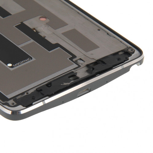 iPartsBuy Remplacement de la couverture de logement complet (logement avant cadre LCD cadre lunette + cadre médian Bazel plaque arrière boîtier de remplacement lentille de la caméra) pour Samsung Galaxy Note 4 / SI162B405-09