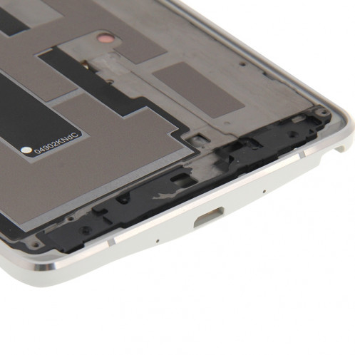 iPartsBuy Remplacement de la couverture de logement complet (logement avant cadre LCD cadre lunette + cadre médian Bazel plaque arrière logement de lentille de caméra de remplacement) pour Samsung Galaxy Note 4 / SI162W334-09