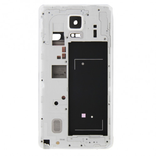 iPartsBuy Remplacement de la couverture de logement complet (logement avant cadre LCD cadre lunette + cadre médian Bazel plaque arrière boîtier de remplacement de l'objectif de la caméra) pour Samsung Galaxy Note SI168W1574-09