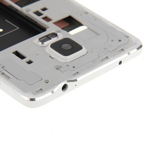 iPartsBuy Remplacement de la couverture de logement complet (logement avant cadre LCD cadre lunette + cadre médian Bazel plaque arrière boîtier de remplacement de l'objectif de la caméra) pour Samsung Galaxy Note SI168W1574-09