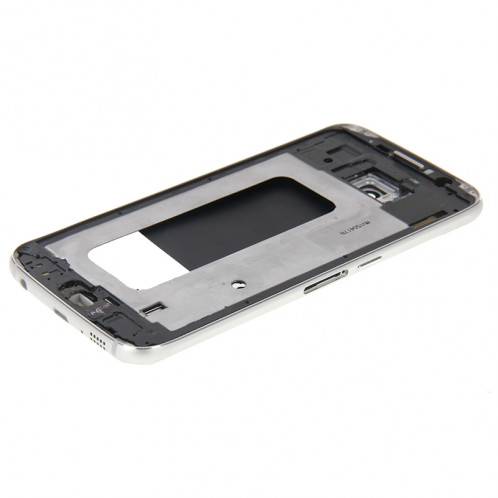 iPartsBuy Remplacement de la couverture de logement complet (boîtier avant LCD cadre lunette + logement de la plaque arrière logement de la lentille de remplacement de la caméra) pour Samsung Galaxy S6 / G920F (blanc) SI181W1502-09