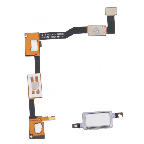Middle LCD avec câble de bouton, pour Samsung Galaxy S II / i9100 (blanc) SM305W1743-06