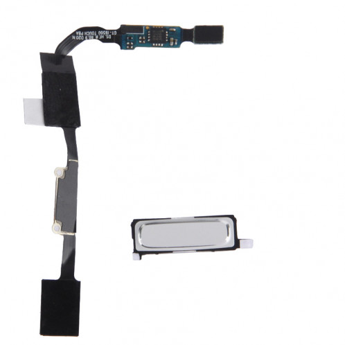 Middle LCD avec câble de bouton, pour Samsung Galaxy S IV / i9500 (blanc) SM306W917-08