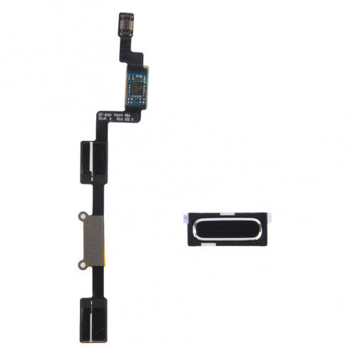 Middle Board LCD avec câble de bouton, pour Samsung Galaxy S4 Mini / i9195 (Noir) SM308B18-06