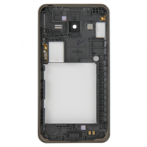iPartsBuy couverture complète du logement (cadre médian Bazel + couvercle arrière de la batterie) + bouton d'accueil pour Samsung Galaxy Core 2 / G355 (blanc) SI205W121-010