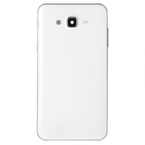 iPartsBuy Remplacement complet de la couverture du logement (cadre central Bazel + couvercle arrière de la batterie) pour Samsung Galaxy J5 (2015) / J500 (blanc) SI42141663-09
