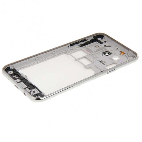 iPartsBuy Remplacement complet de la couverture du logement (cadre central Bazel + couvercle arrière de la batterie) pour Samsung Galaxy J5 (2015) / J500 (blanc) SI42141663-09