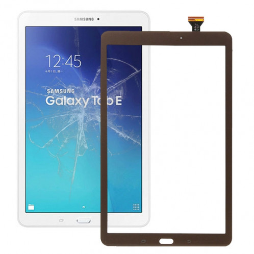 iPartsBuy remplacement d'écran tactile pour Samsung Galaxy Tab E 9.6 / T560 / T561 (café) SI663C1360-05