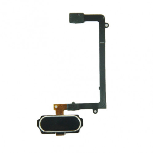 iPartsBuy Accueil Bouton Câble Flex avec Identification d'Empreinte Digitale pour Galaxy S6 bord / G925 (Noir) SI8007787-04