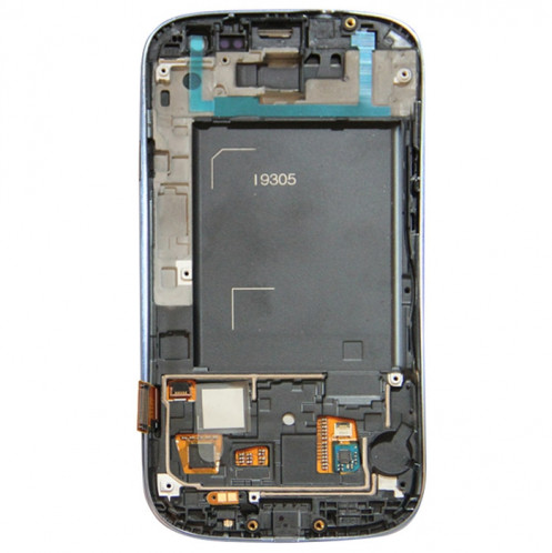 iPartsAcheter pour Samsung Galaxy SIII LTE / i9305 Original LCD Affichage + Écran Tactile Digitizer Assemblée avec Cadre (Bleu) SI303L1280-06