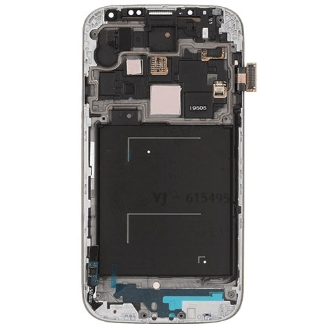 iPartsAcheter pour Samsung Galaxy S4 / i9505 Original Écran LCD + Écran Tactile Digitizer Assemblée avec Cadre (Blanc) SI501W105-08