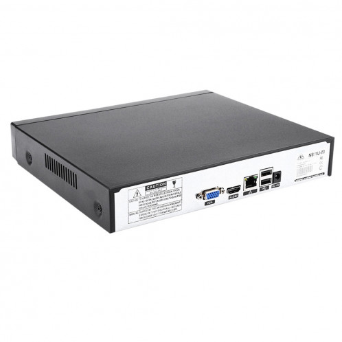 Enregistreur vidéo numérique HDD réseau N8 / 1U-M 8CH H.264 DVR, prise en charge VGA / RJ45 NET / USB 2.0 (noir) SH0122664-05