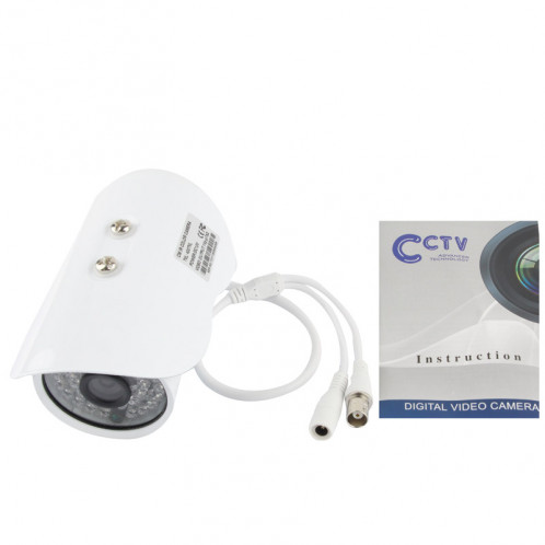 Caméra infrarouge couleur CMOS 420TVL 6mm en métal avec 36 LED, distance IR: 20m SH02851761-07