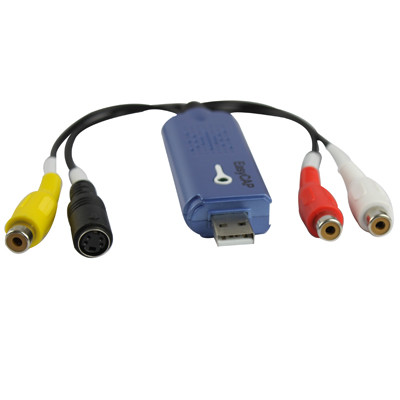 Capture et montage vidéo Easycap USB 2.0 avec audio (prend en charge NTSC / PAL / SECAM, format vidéo) (bleu) SH0905824-06