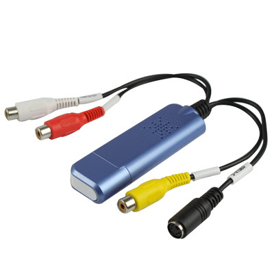 Capture et montage vidéo Easycap USB 2.0 avec audio (prend en charge NTSC / PAL / SECAM, format vidéo) (bleu) SH0905824-06