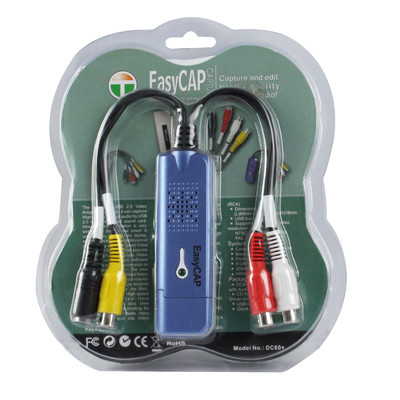 Capture et montage vidéo Easycap USB 2.0 avec audio (prend en charge NTSC / PAL / SECAM, format vidéo) (bleu) SH0905824-06