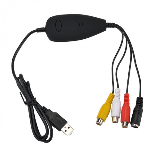 EZCAP USB 2.0 Capture vidéo, support MPEG 2 Format d'enregistrement, Système télévisé: PAL / NTSC (Noir) SE09061631-05