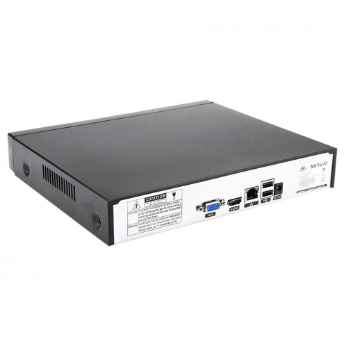 Enregistreur vidéo numérique HDD réseau N4 / 1U-M 4CH H.264 DVR, prise en charge VGA / RJ45 NET / USB 2.0 (noir) SH20191762-05