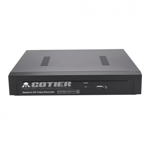 Kit NVR de caméra IP méga pixels COTIER N4B7MPoe 4Ch 720P P2P ONVIF, support de vision nocturne / détection de mouvement, distance IR: 20m SC35541434-017