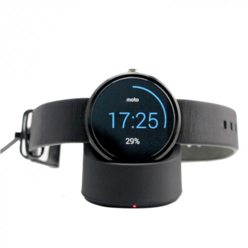 Chargeur sans fil standard Qi pour montre intelligente Motorola Moto 360 (noir) SH035B1694-05